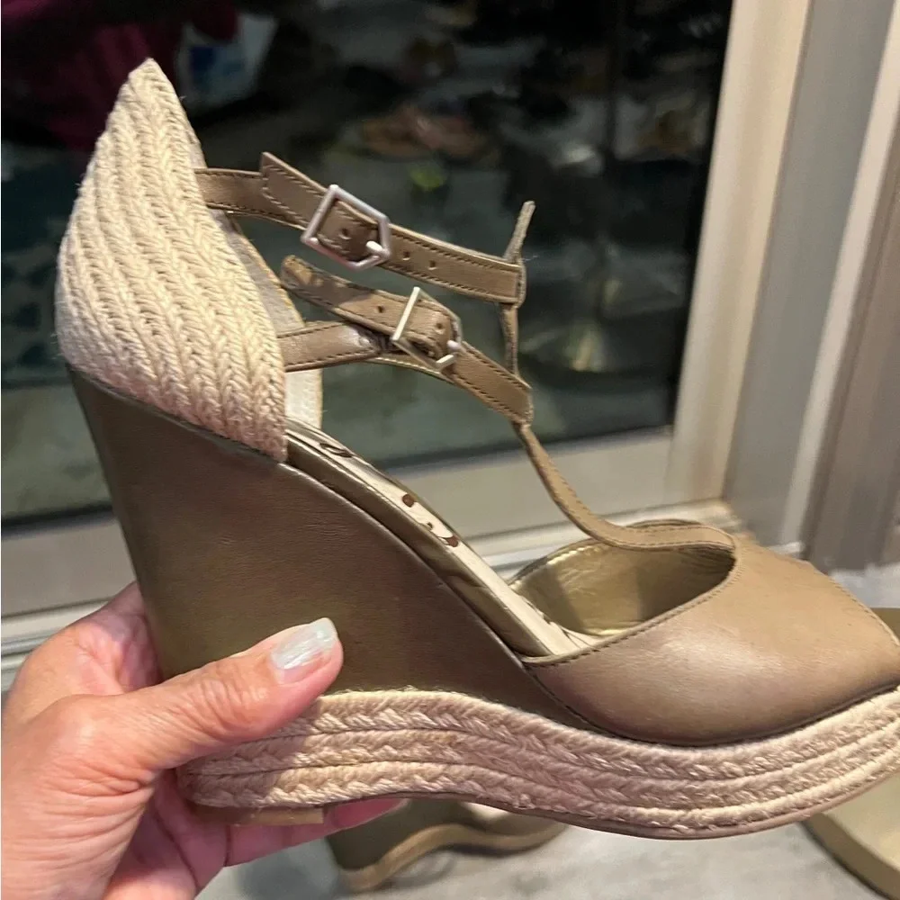 Sam Edelman Saddle Katarina wedge Heels brown